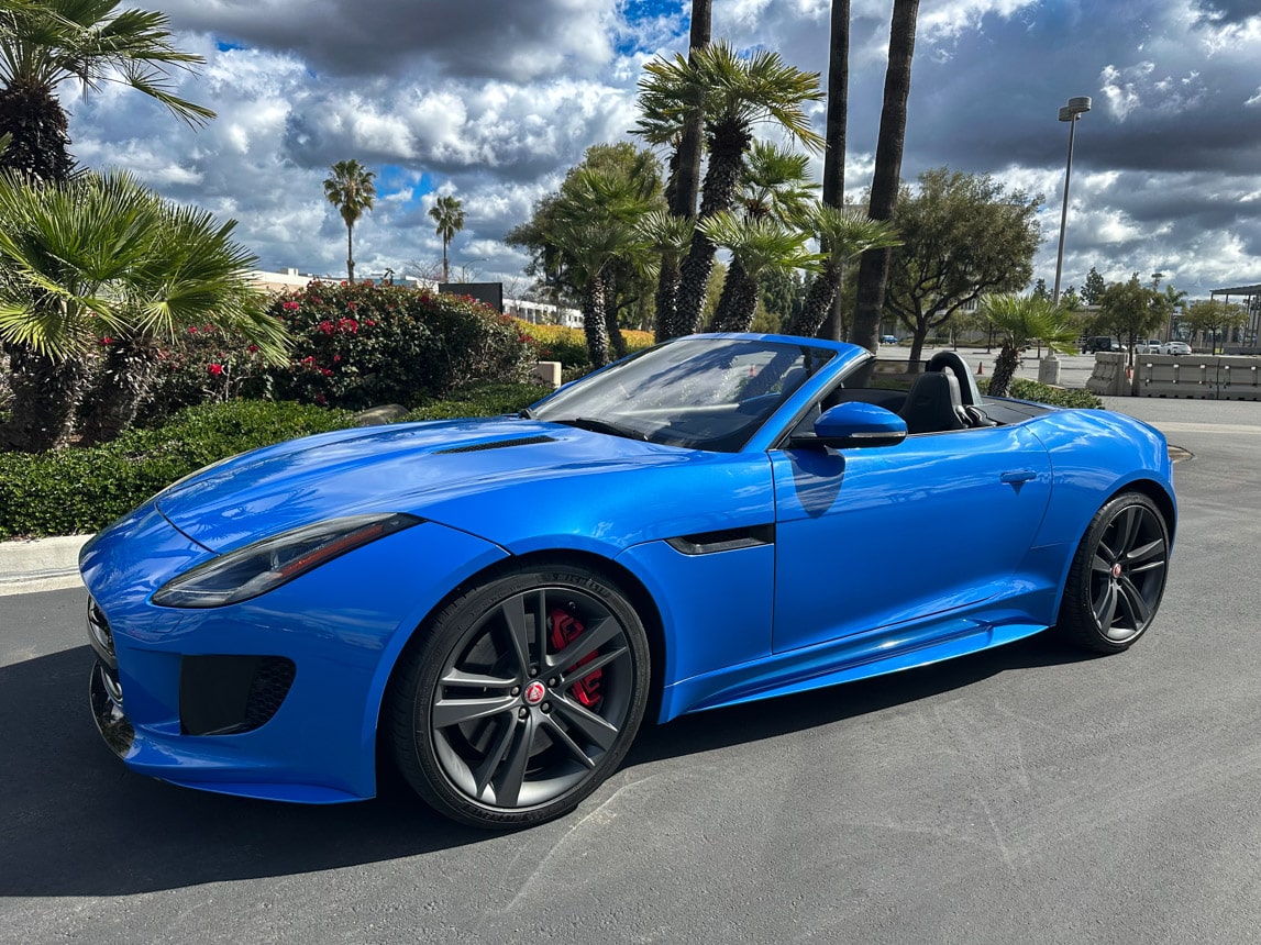 2017 Blue Jaguar F Type S Convertible 3666