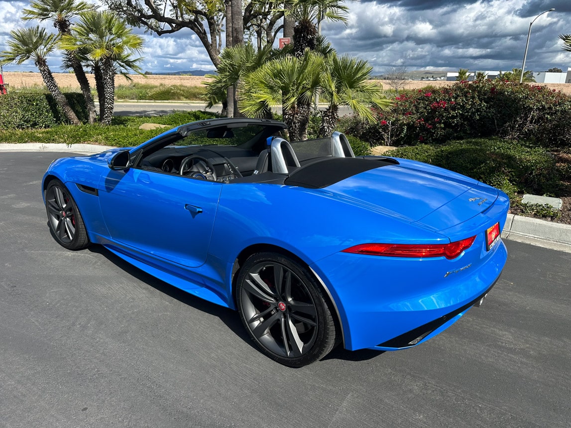 2017 Blue Jaguar F Type S Convertible 3670