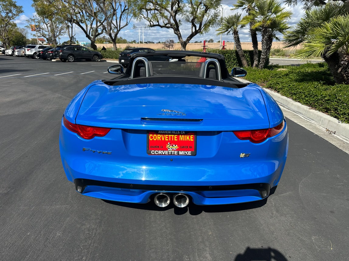 2017 Blue Jaguar F Type S Convertible 3672