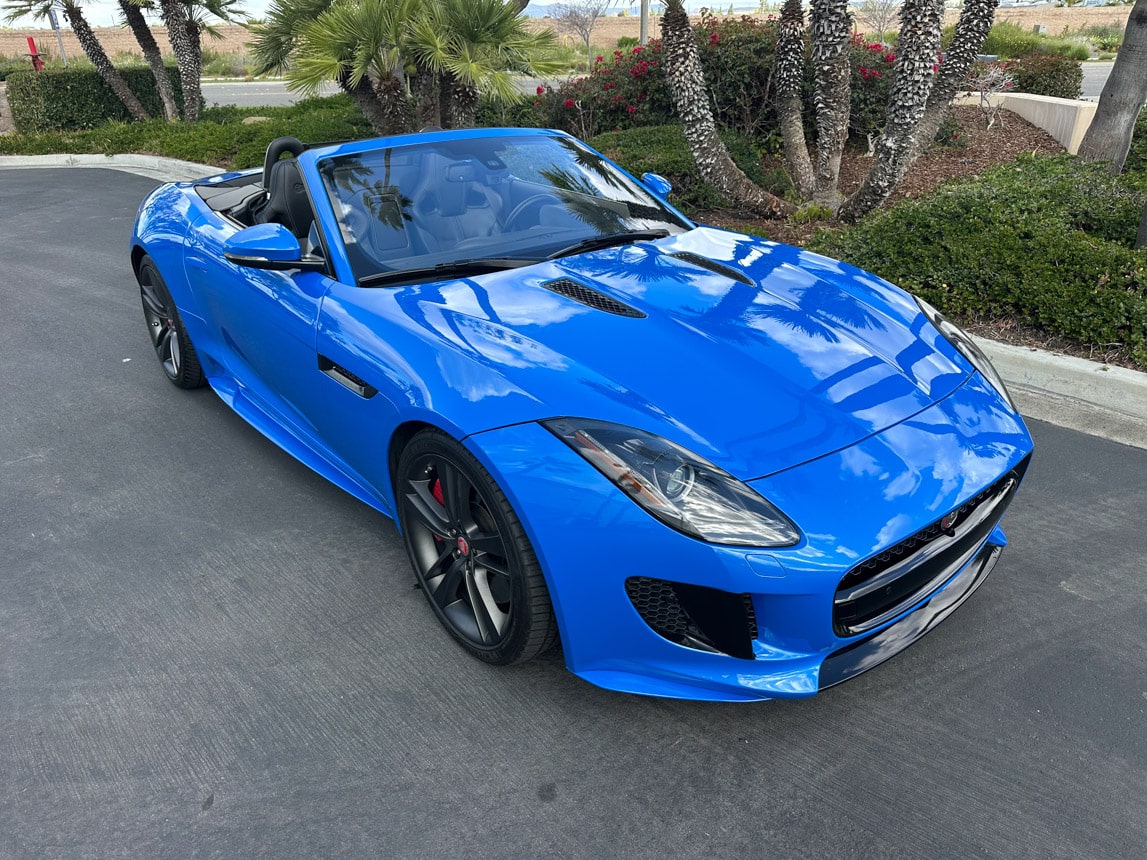 2017 Blue Jaguar F Type S Convertible 3674