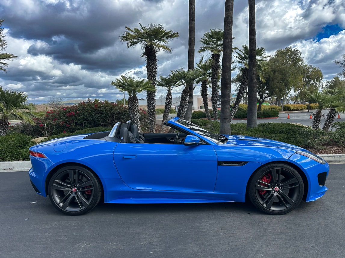 2017 Blue Jaguar F Type S Convertible 3678