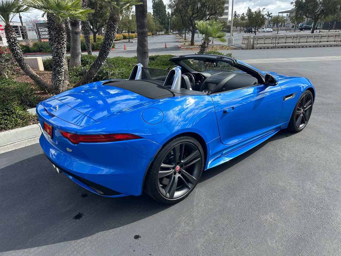 2017 Blue Jaguar F Type S Convertible 3679