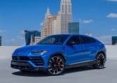 2020 Blue Lamborghini Urus 1