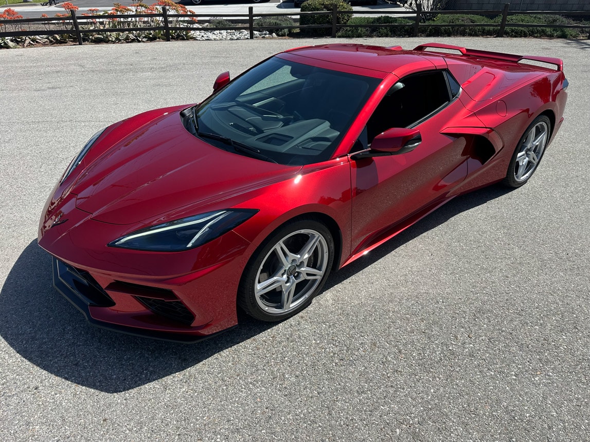 2023 Red Corvette C8 Convertible 3879