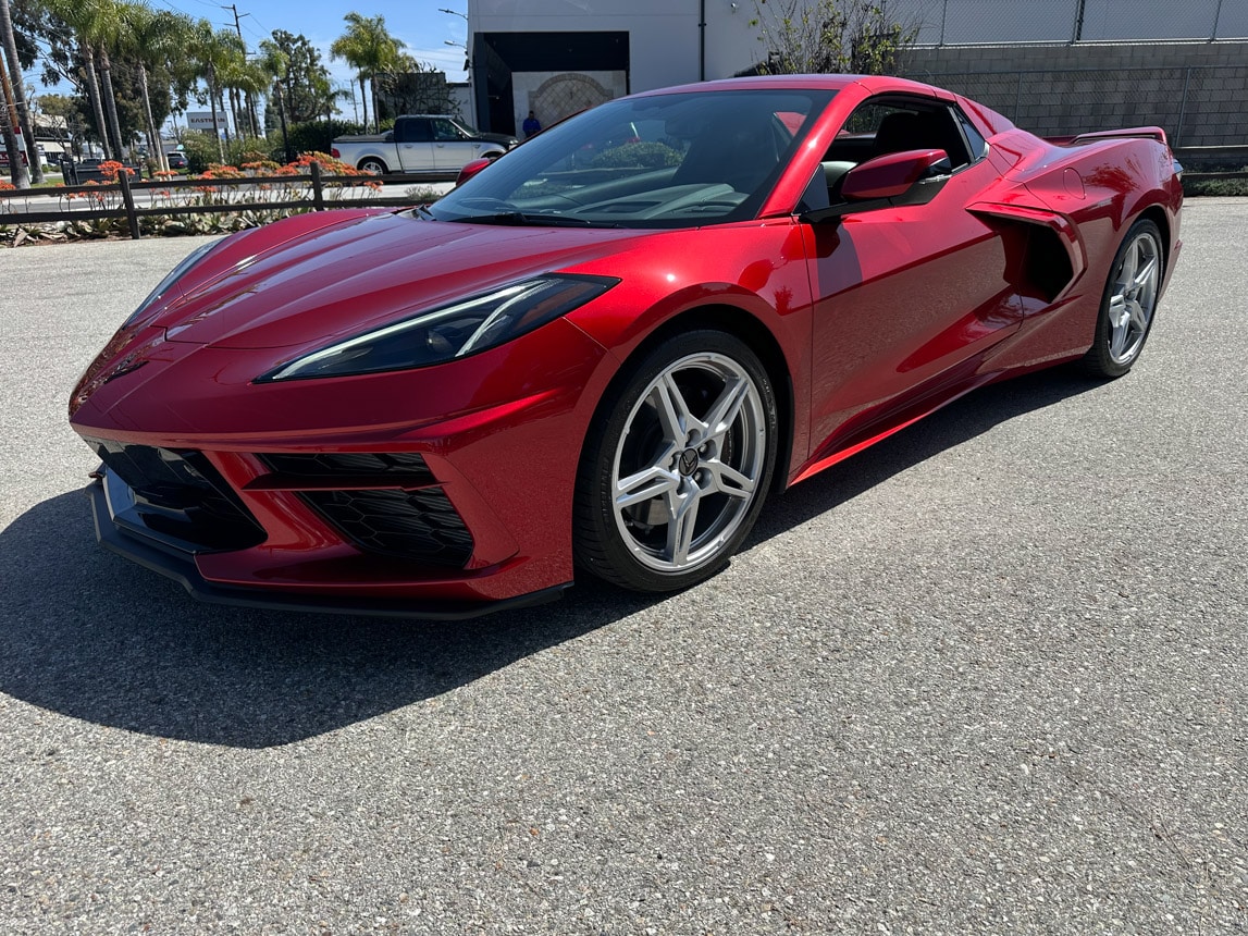 2023 Red Corvette C8 Convertible 3881