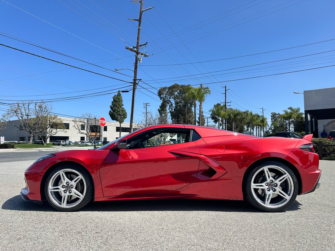 2023 Red Corvette C8 Convertible 3885