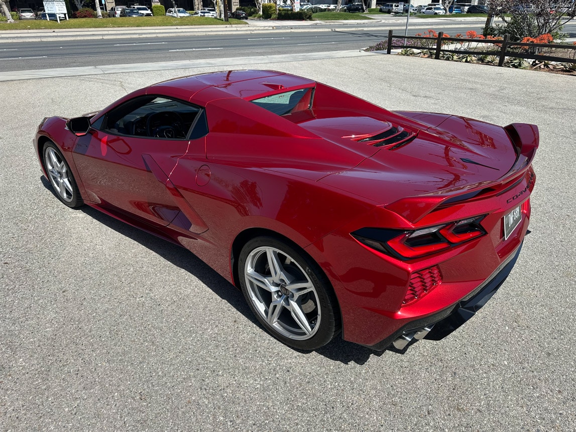 2023 Red Corvette C8 Convertible 3886