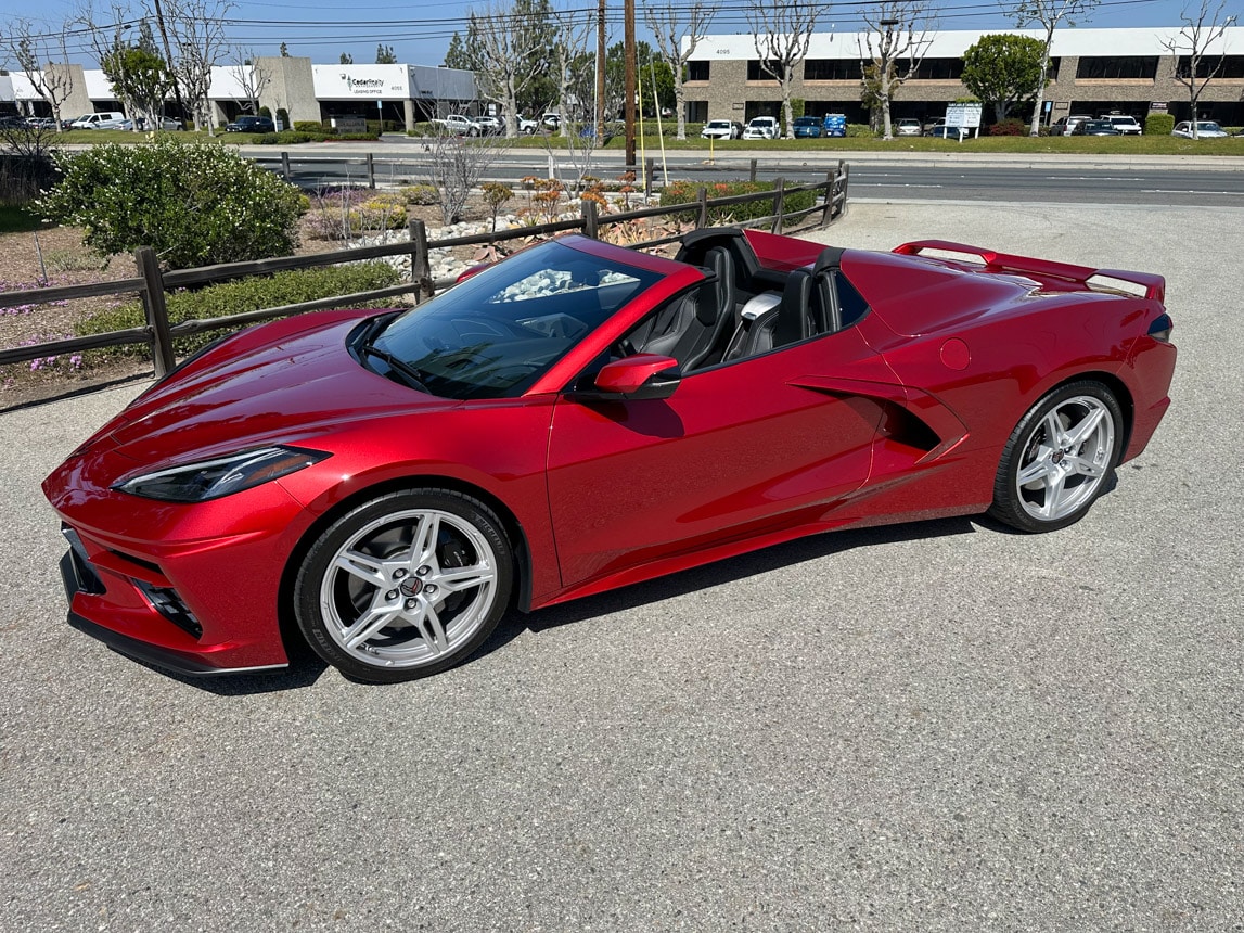 2023 Red Corvette C8 Convertible 3887