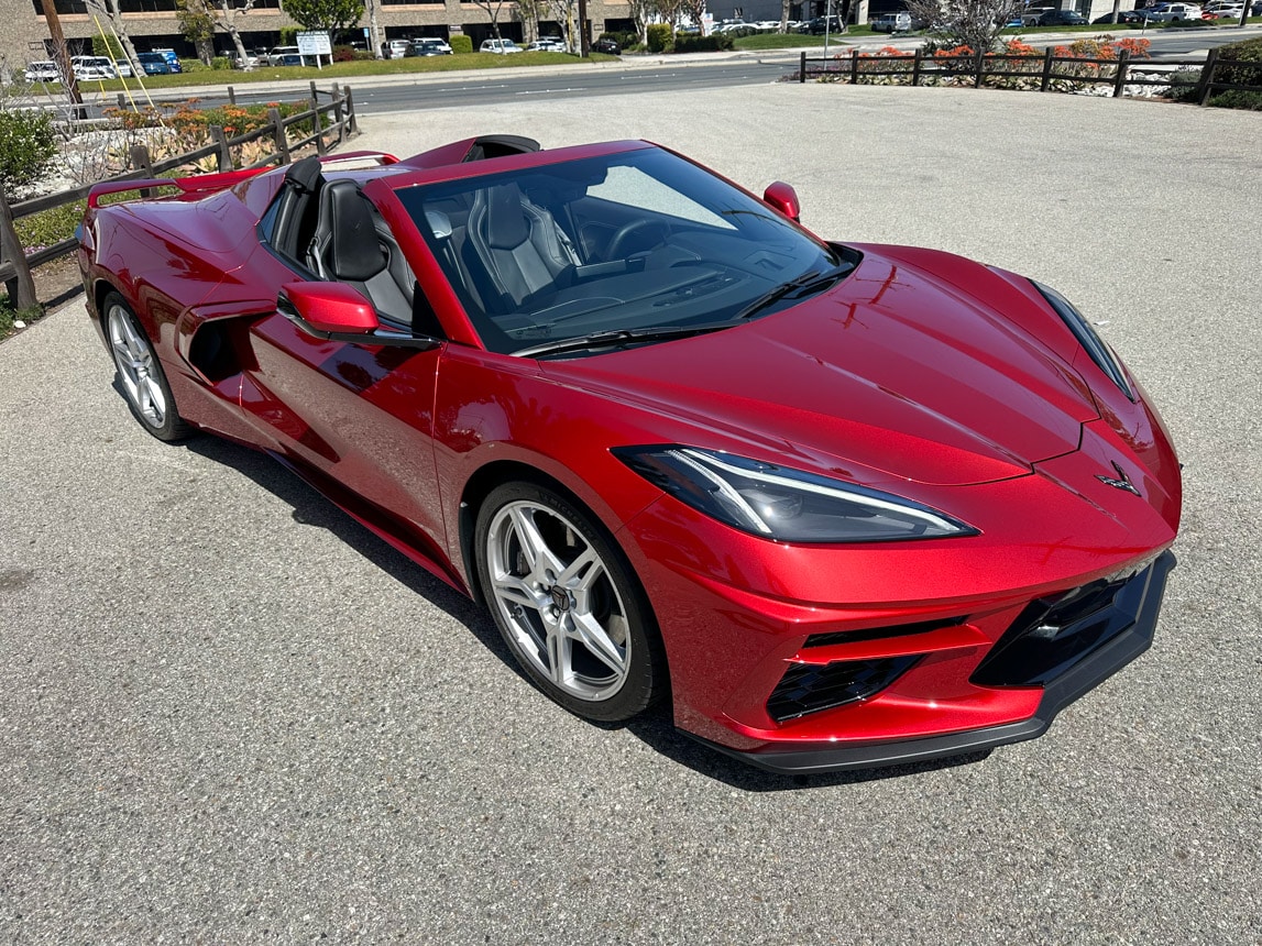 2023 Red Corvette C8 Convertible 3888