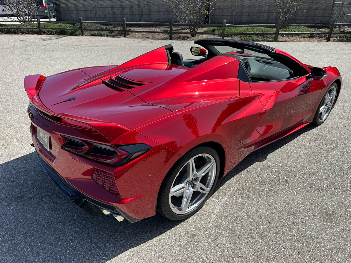 2023 Red Corvette C8 Convertible 3893