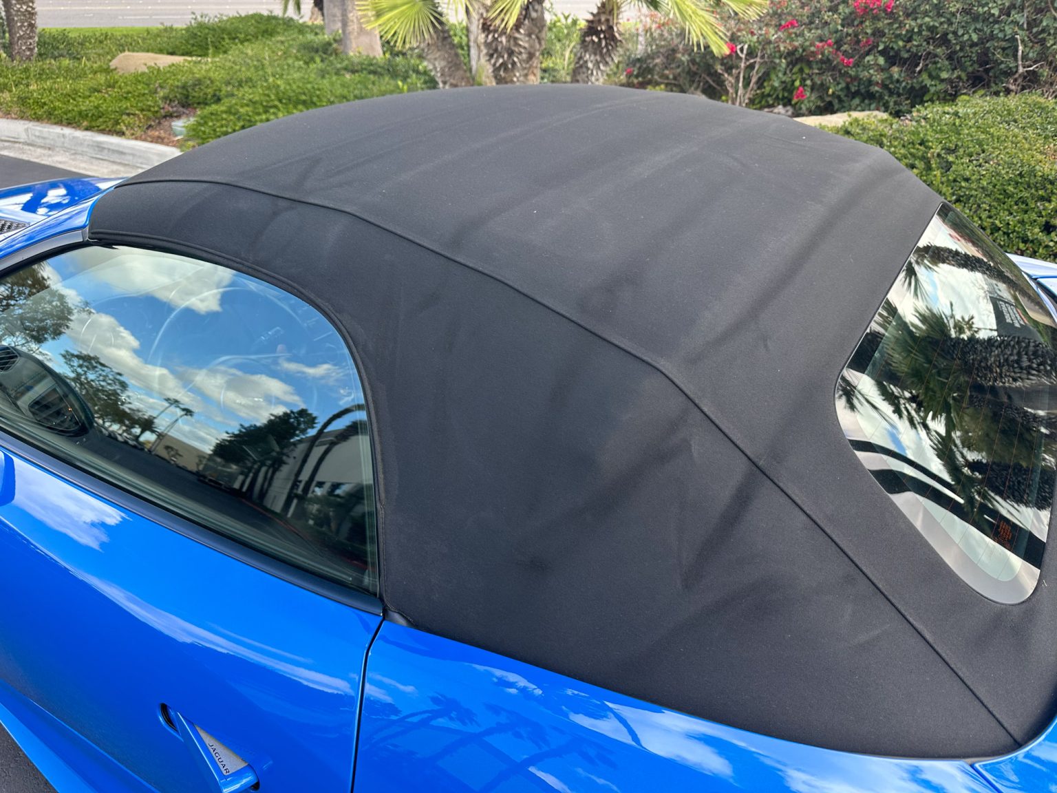 BaT 2017 Blue Jaguar F Type S Convertible 3663