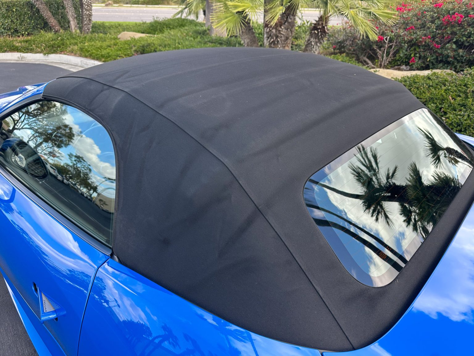 BaT 2017 Blue Jaguar F Type S Convertible 3664