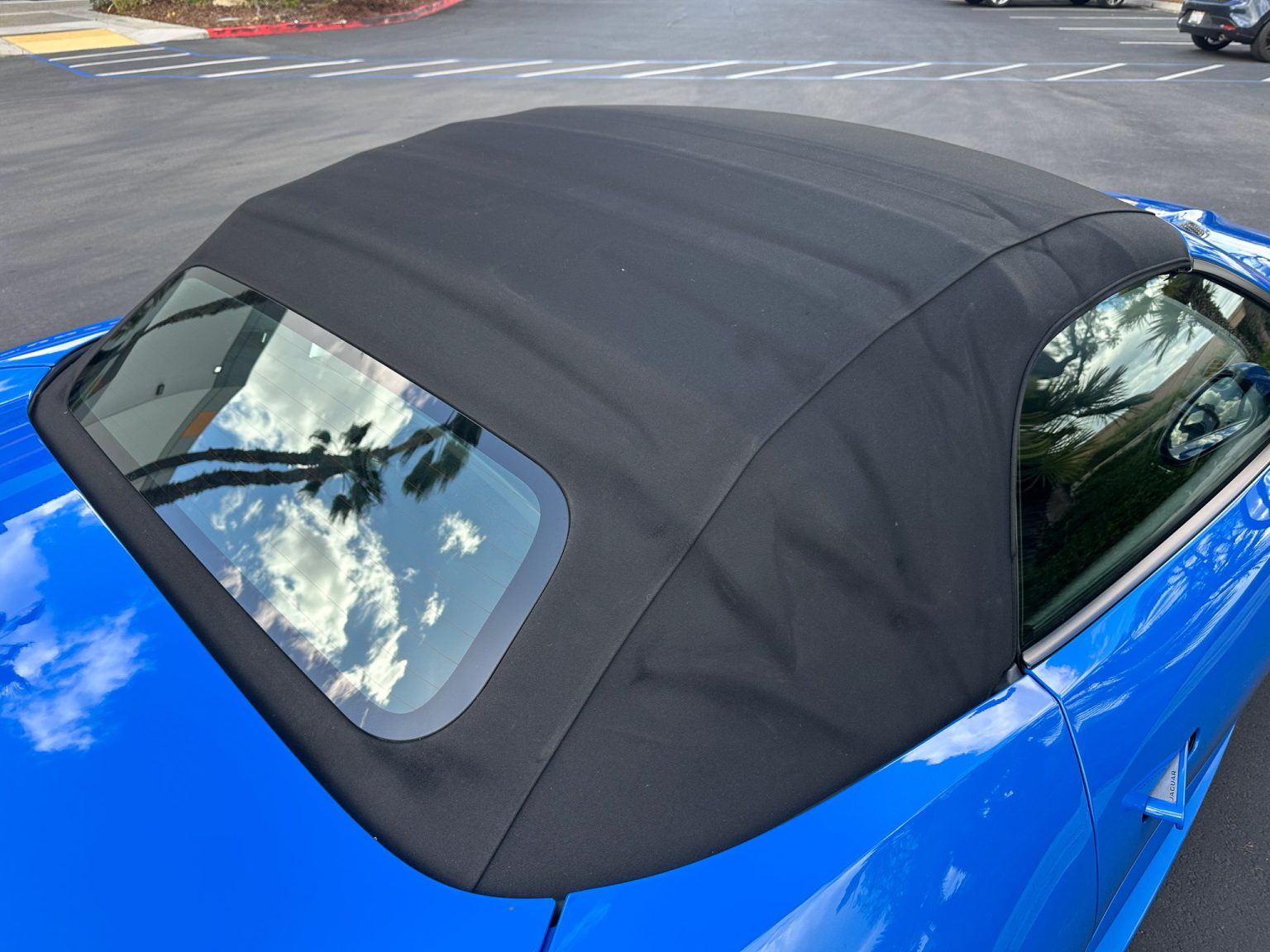 BaT 2017 Blue Jaguar F Type S Convertible 3665