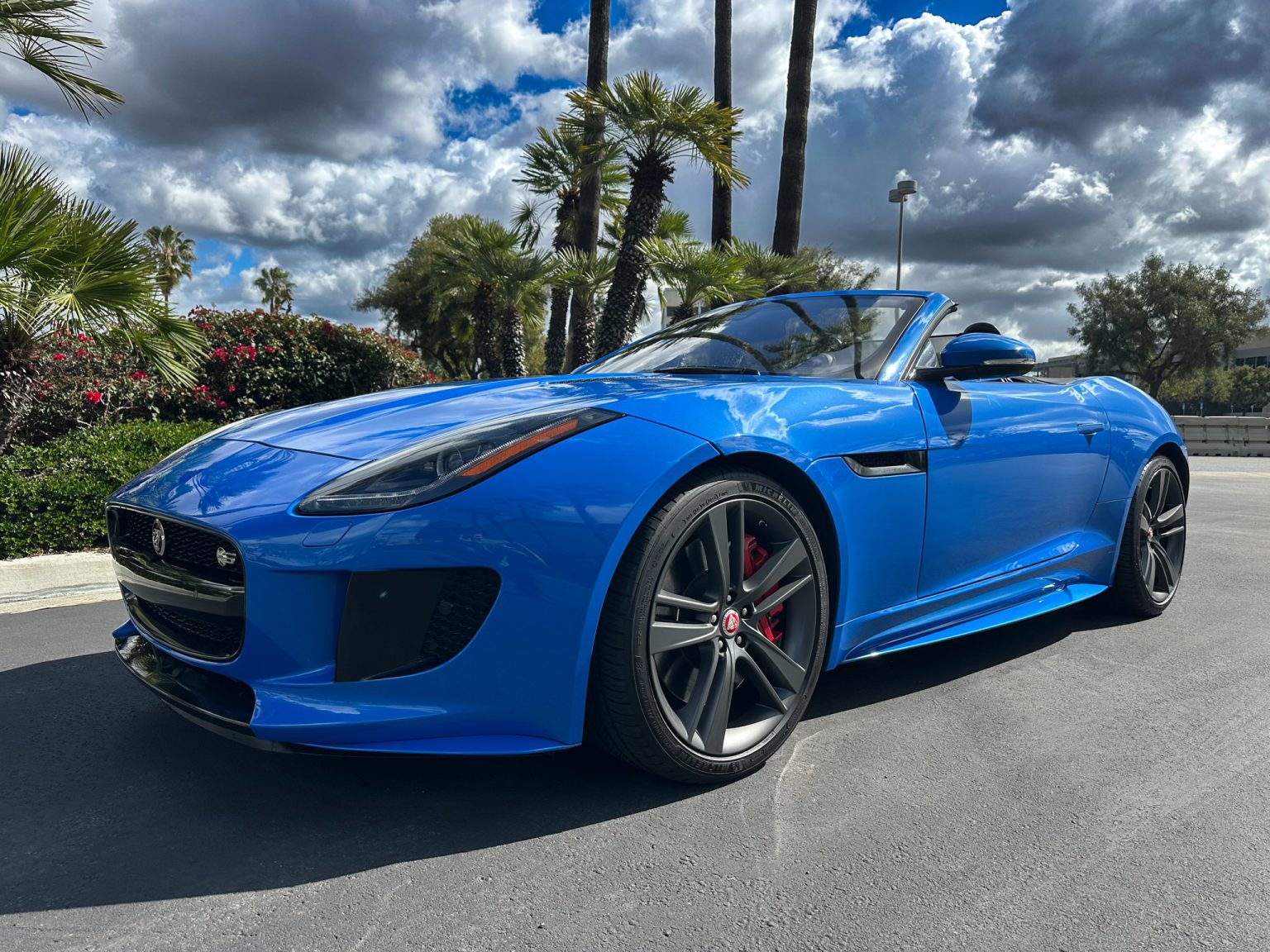 BaT 2017 Blue Jaguar F Type S Convertible 3667