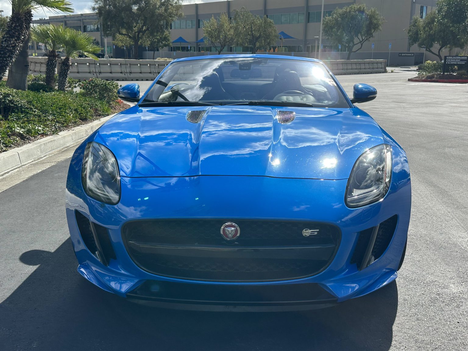 BaT 2017 Blue Jaguar F Type S Convertible 3668