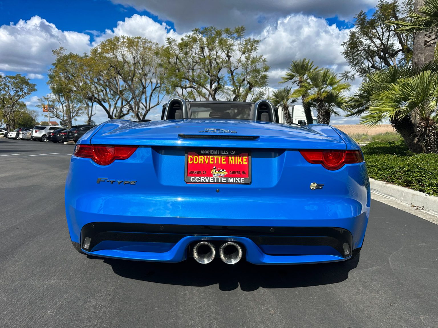 BaT 2017 Blue Jaguar F Type S Convertible 3671