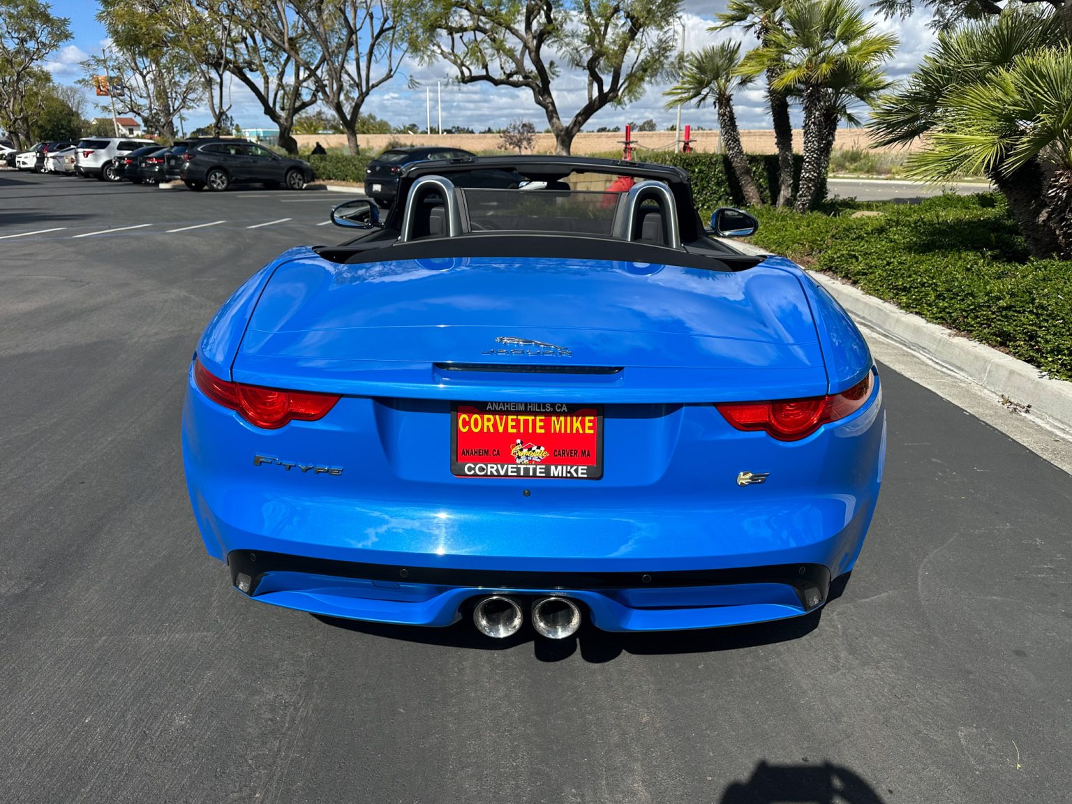 BaT 2017 Blue Jaguar F Type S Convertible 3672