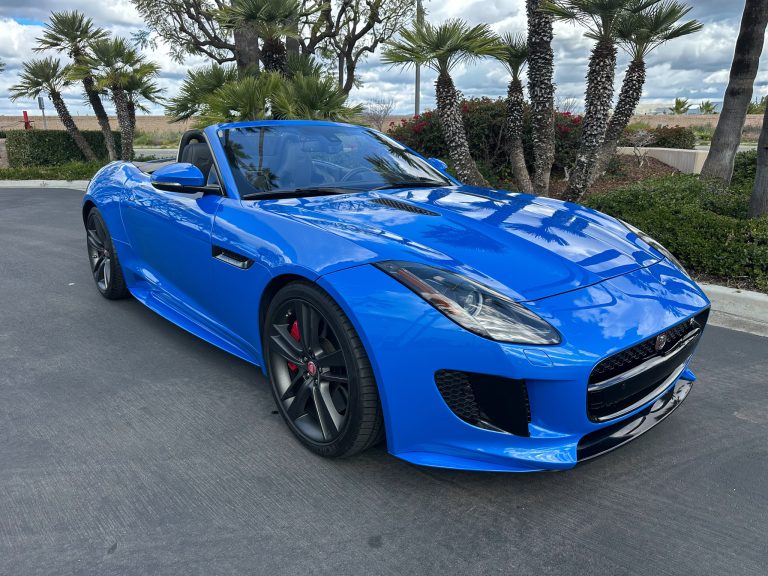 2017 Blue British Design Edition Jaguar F-Type S Convertible