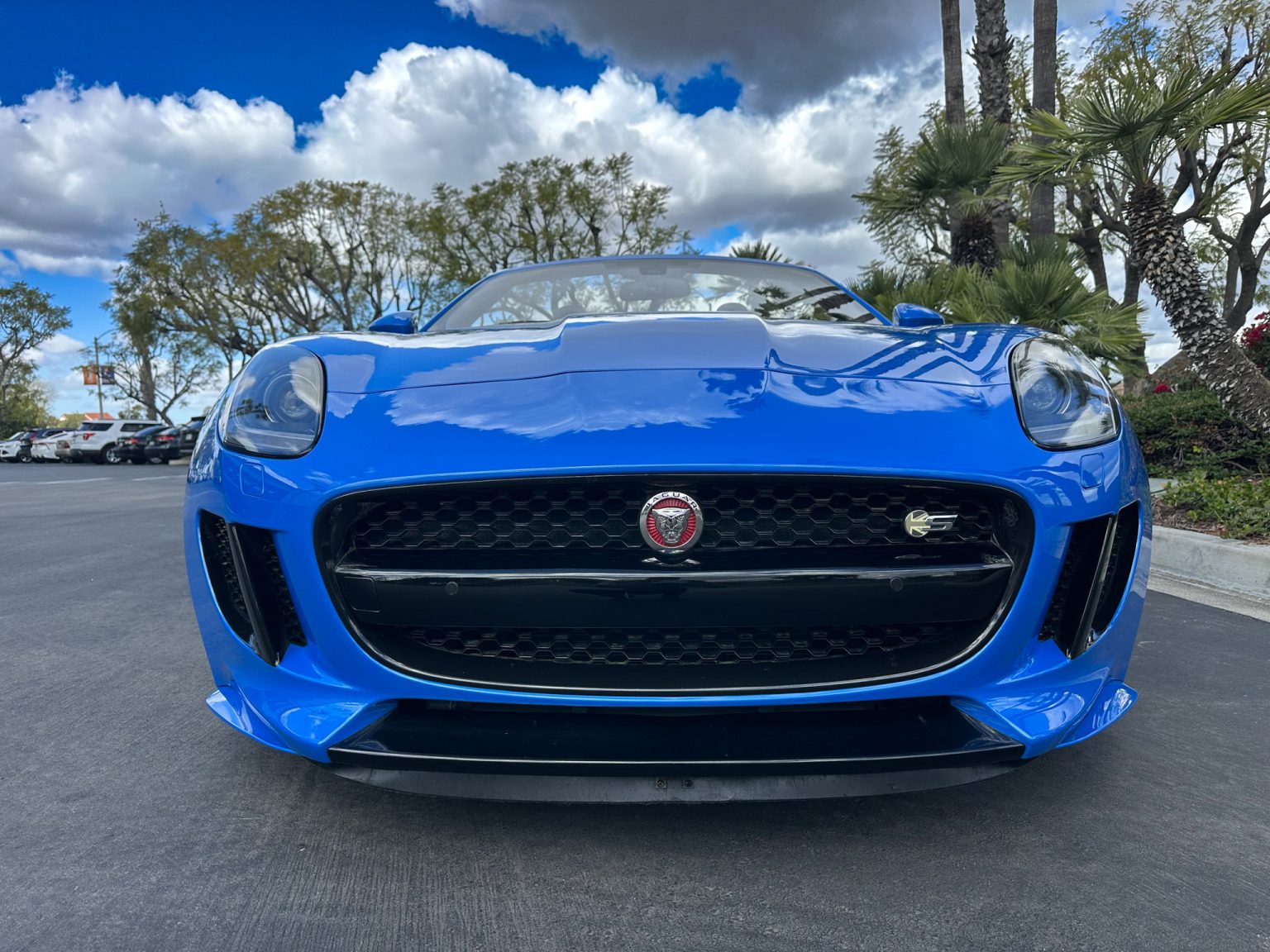 BaT 2017 Blue Jaguar F Type S Convertible 3676
