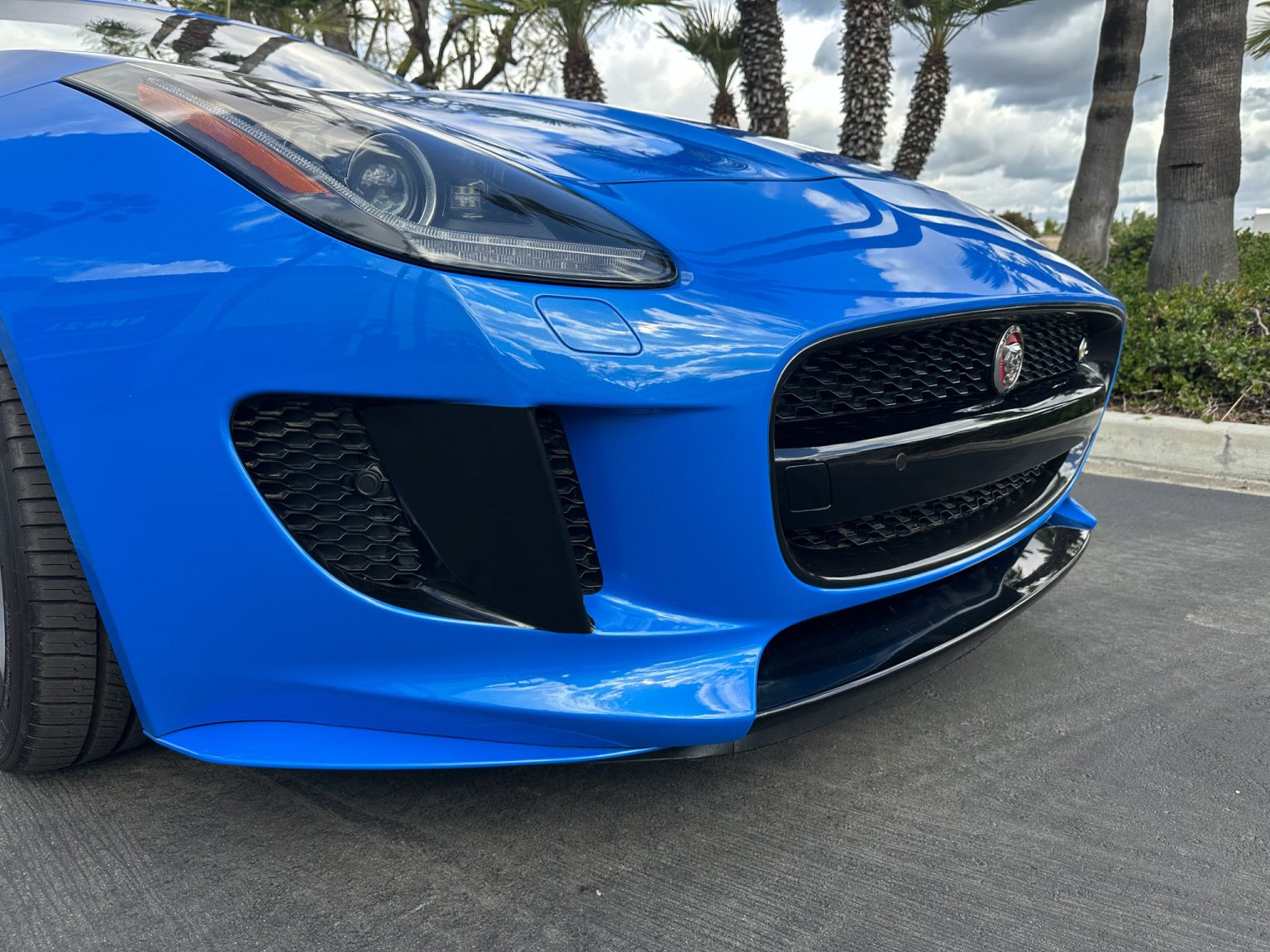 BaT 2017 Blue Jaguar F Type S Convertible 3677