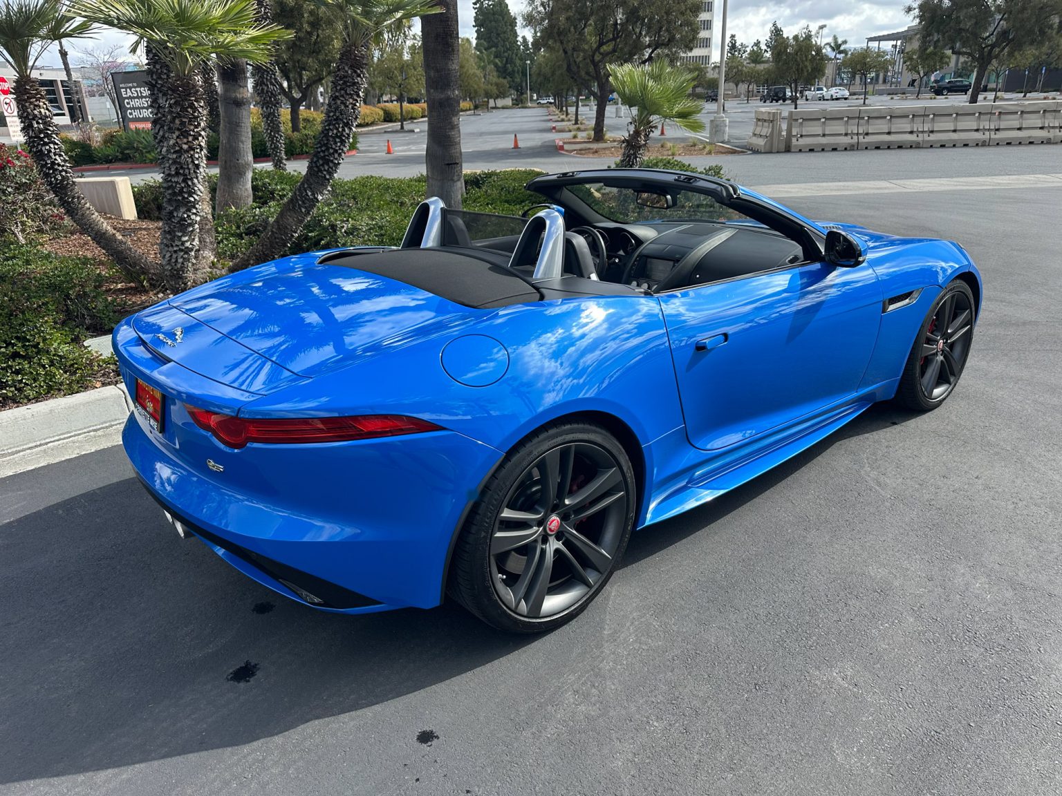 BaT 2017 Blue Jaguar F Type S Convertible 3679