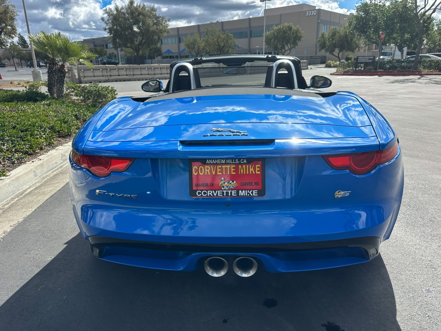 BaT 2017 Blue Jaguar F Type S Convertible 3680