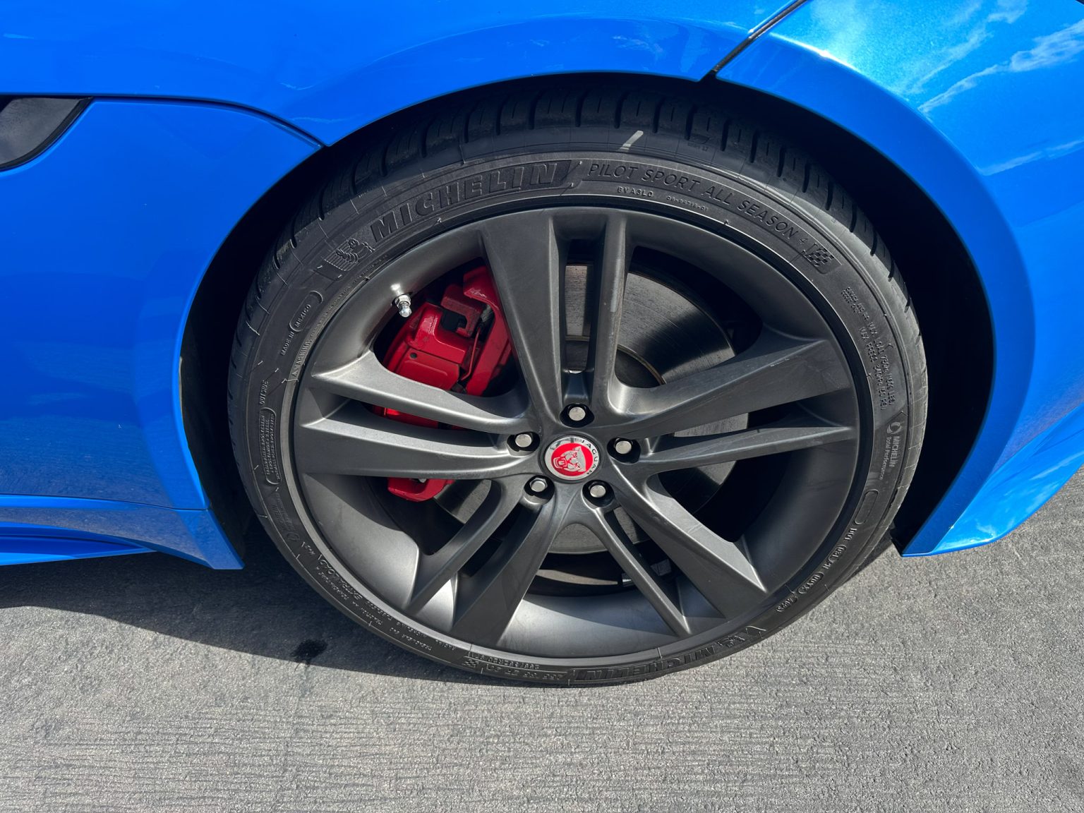 BaT 2017 Blue Jaguar F Type S Convertible 3685