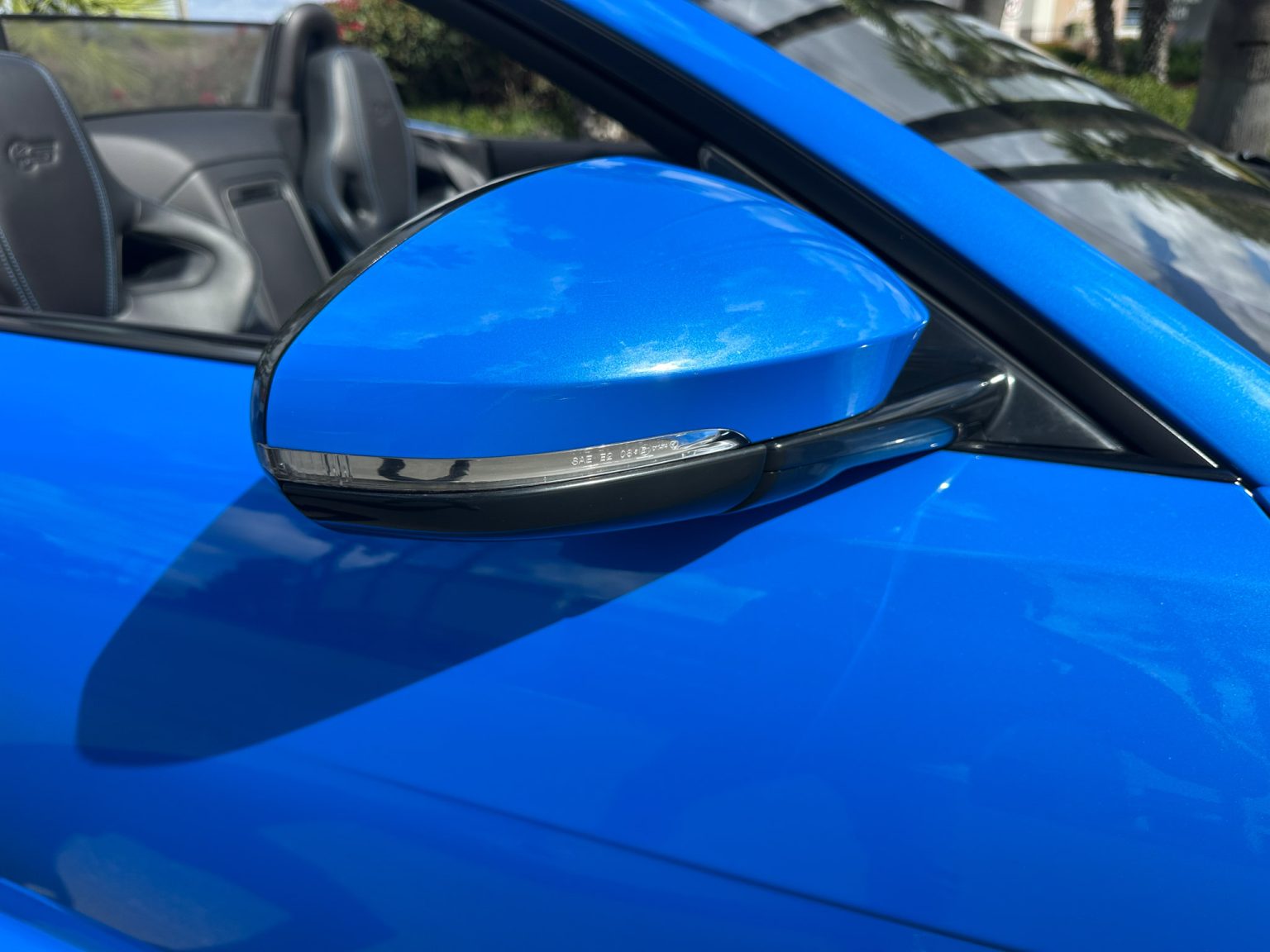 BaT 2017 Blue Jaguar F Type S Convertible 3688