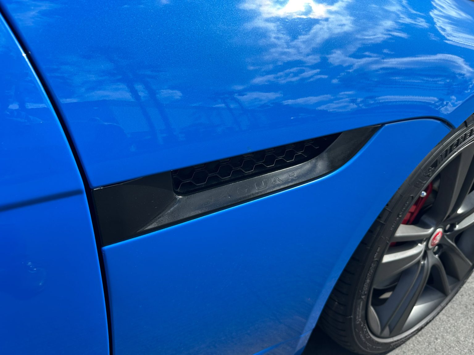 BaT 2017 Blue Jaguar F Type S Convertible 3689