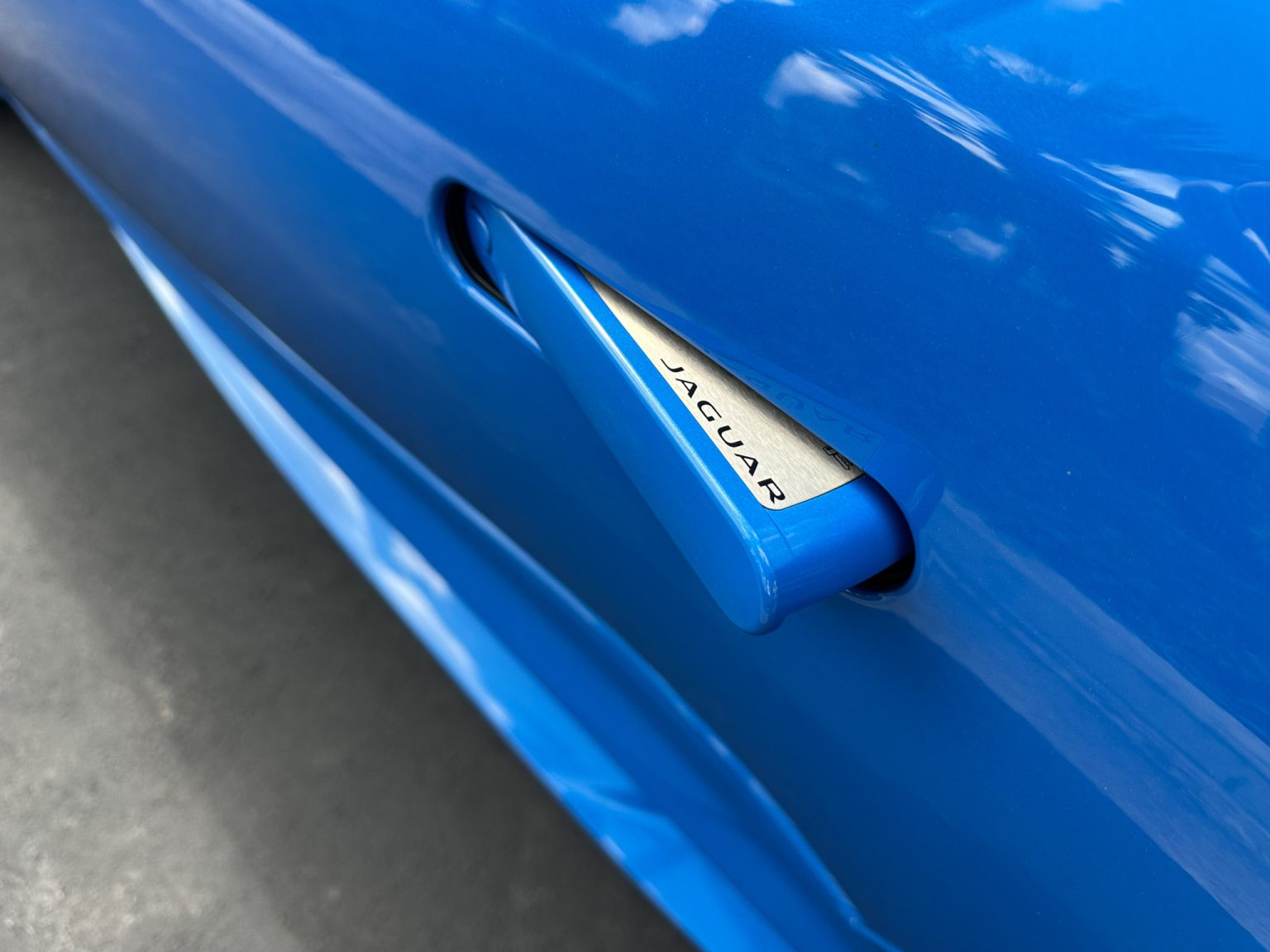 BaT 2017 Blue Jaguar F Type S Convertible 3692