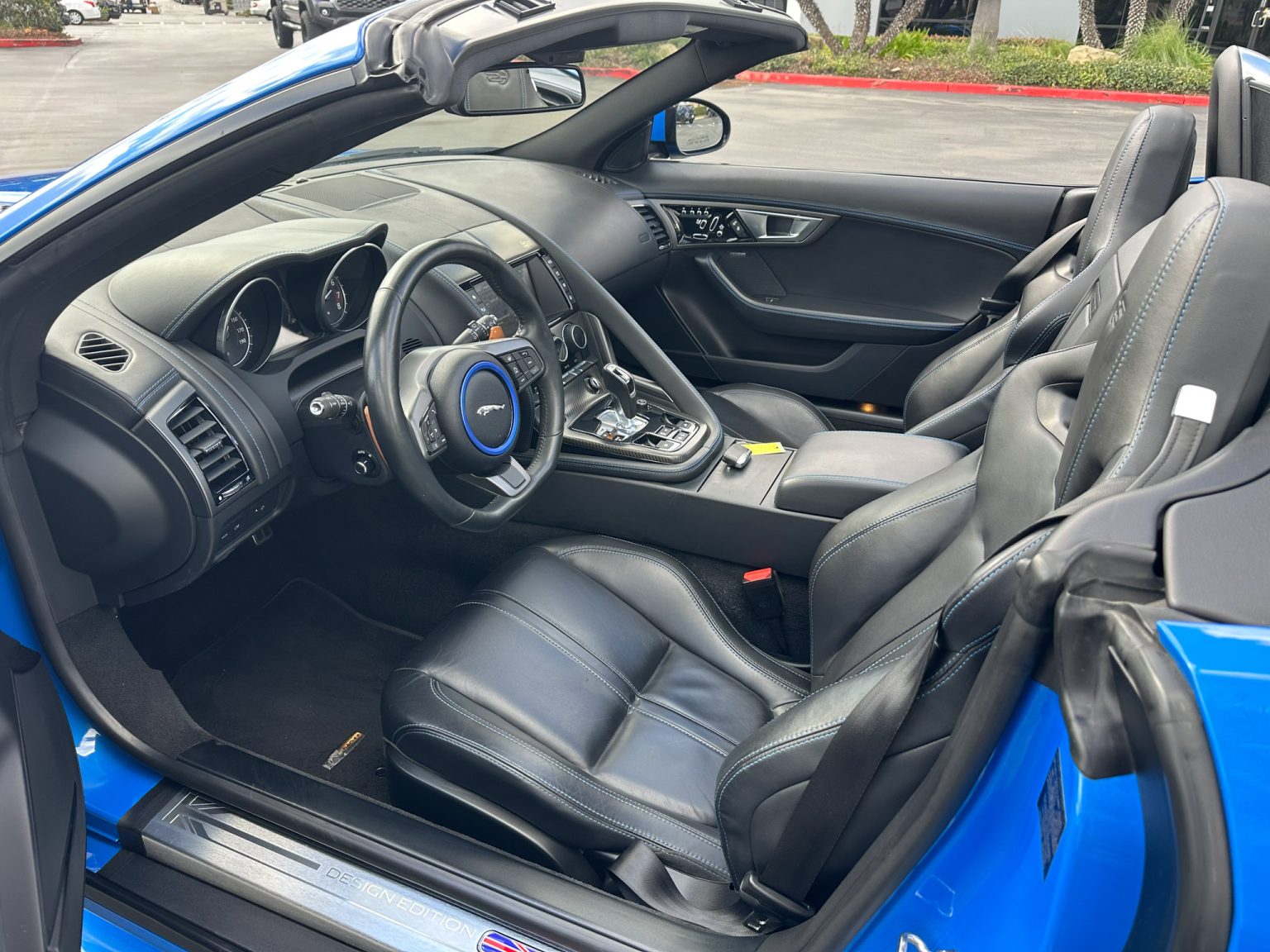 BaT 2017 Blue Jaguar F Type S Convertible 3695