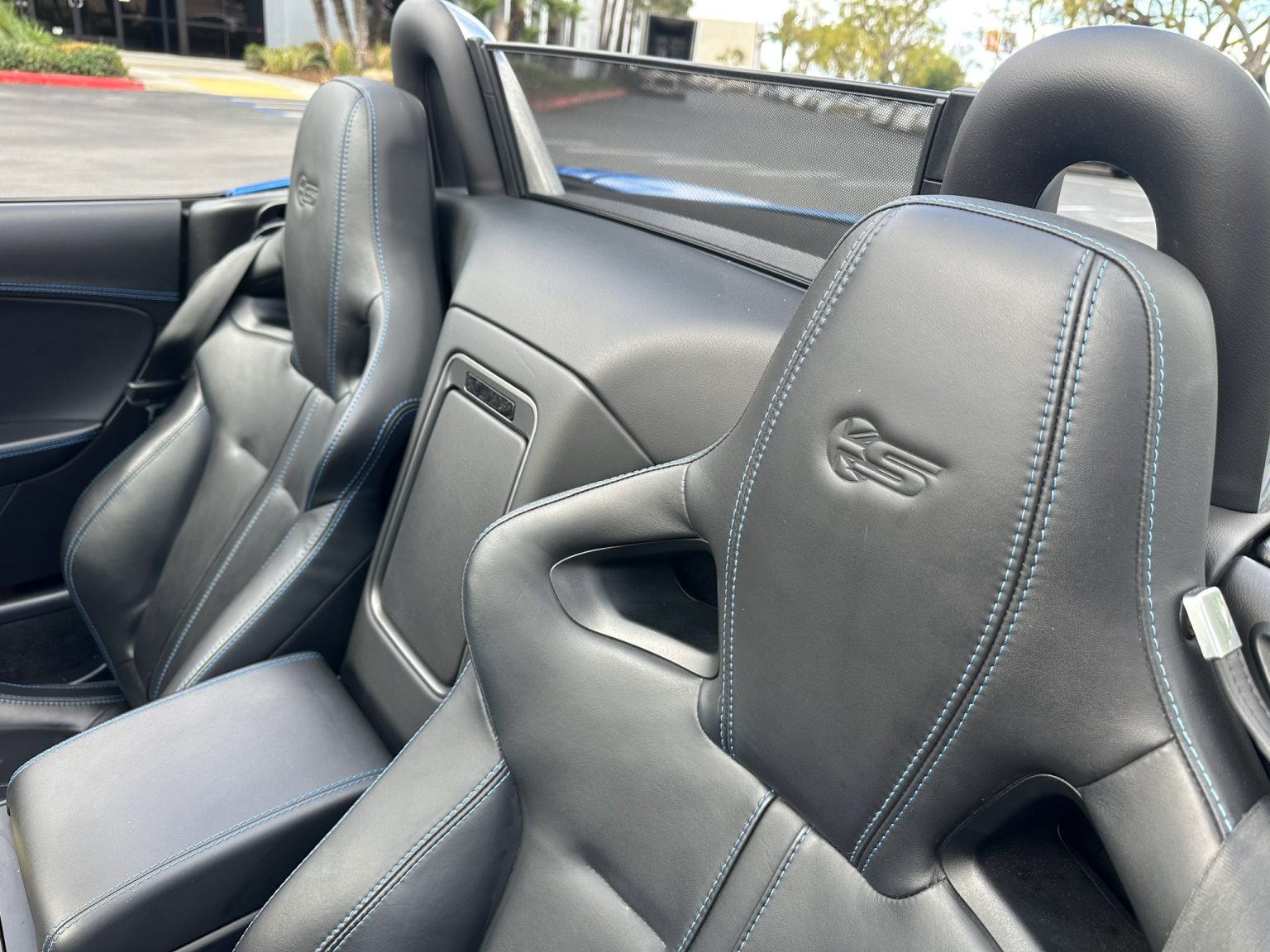 BaT 2017 Blue Jaguar F Type S Convertible 3697