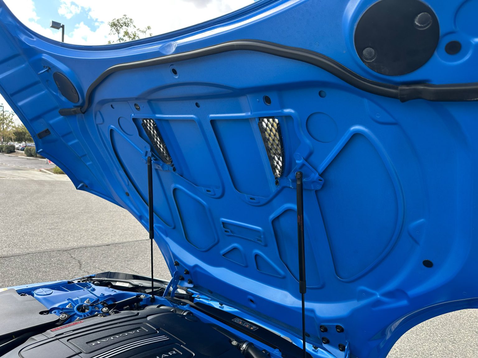 BaT 2017 Blue Jaguar F Type S Convertible 3715