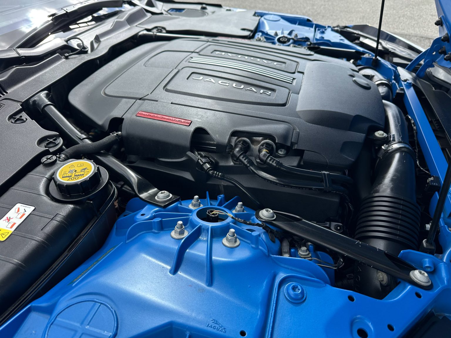 BaT 2017 Blue Jaguar F Type S Convertible 3717