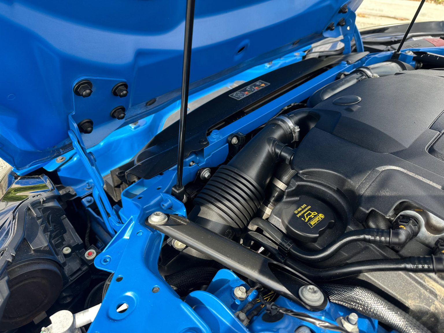 BaT 2017 Blue Jaguar F Type S Convertible 3720