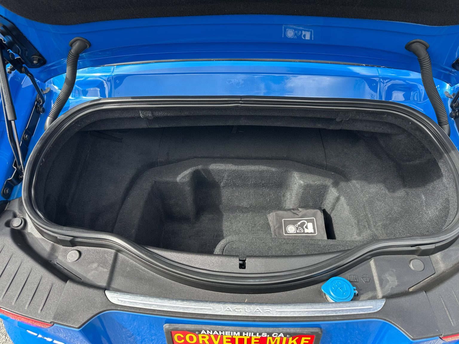 BaT 2017 Blue Jaguar F Type S Convertible 3723