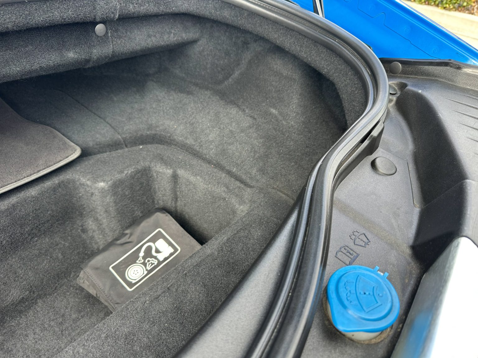 BaT 2017 Blue Jaguar F Type S Convertible 3727