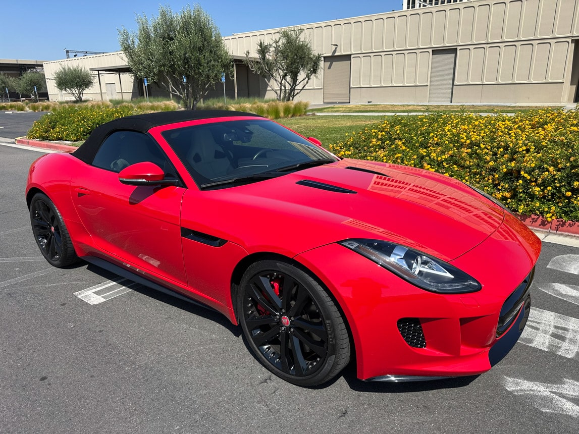 2015 Red Jaguar F Type S Convertible 5089
