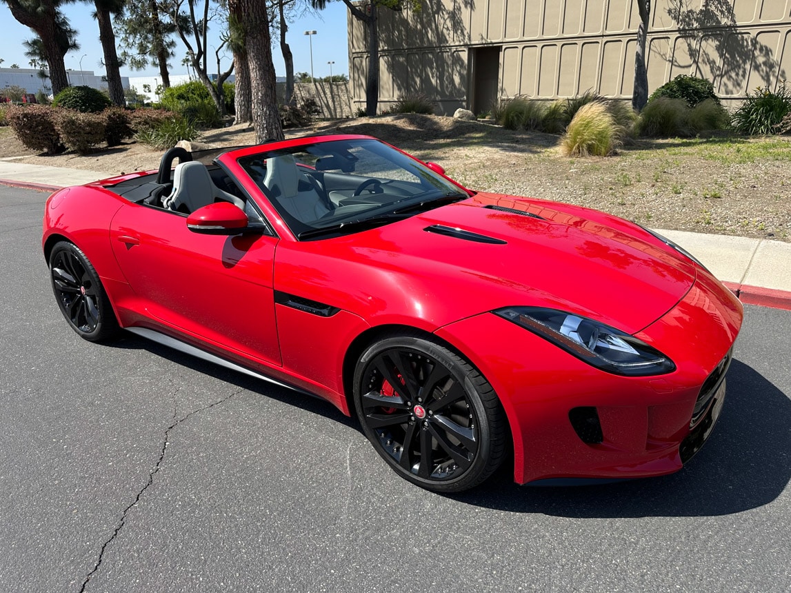2015 Red Jaguar F Type S Convertible 5093