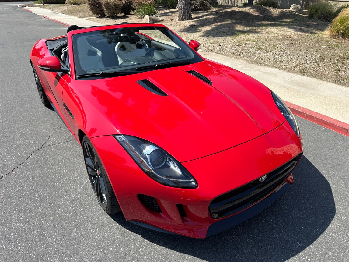 2015 Red Jaguar F Type S Convertible 5096