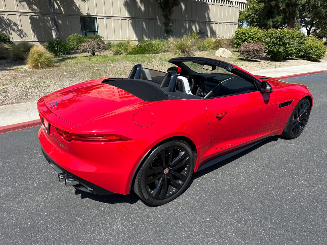 2015 Red Jaguar F Type S Convertible 5100