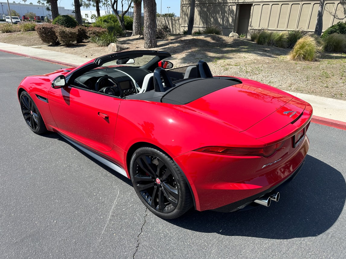 2015 Red Jaguar F Type S Convertible 5106