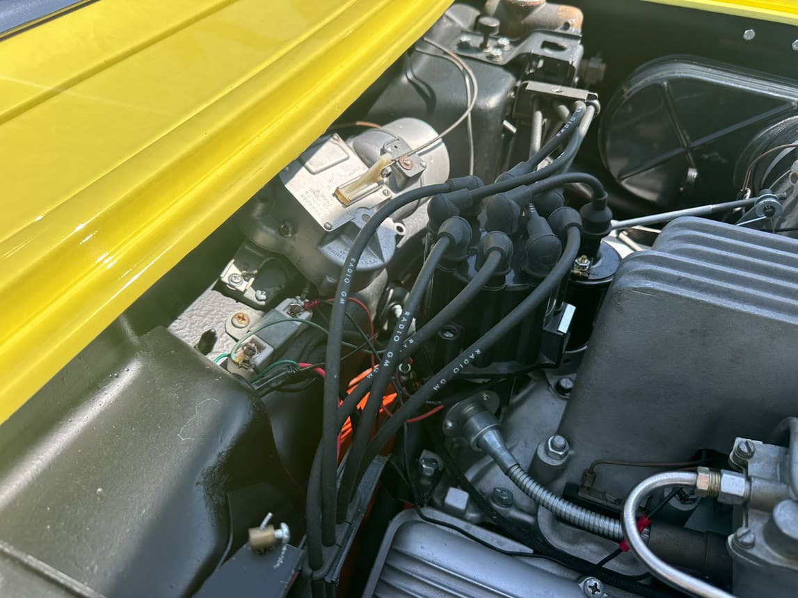 1958 Panama Yellow Corvette 6089