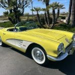 1958 Panama Yellow Corvette 6097