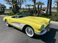 1958 Panama Yellow Corvette 6097