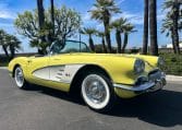 1958 Panama Yellow Corvette 6098