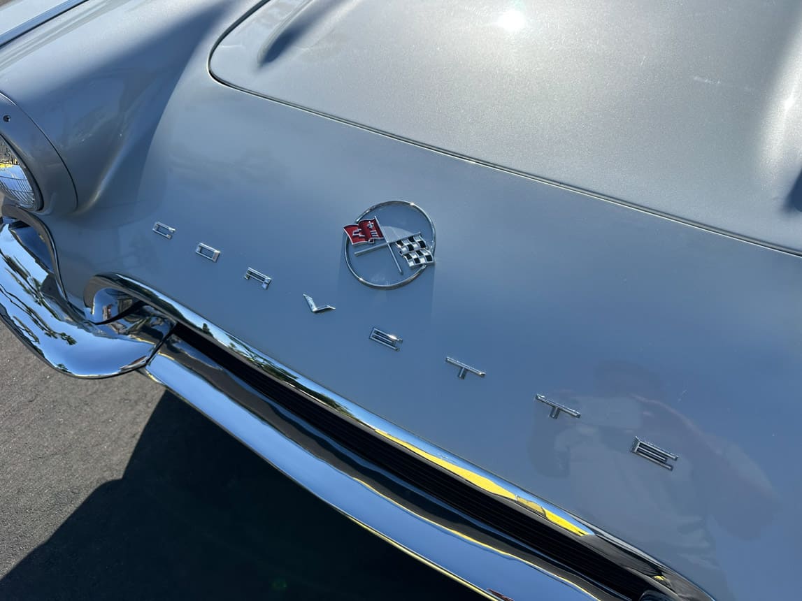 1962 Sateen Silver340 hp Corvette 5980