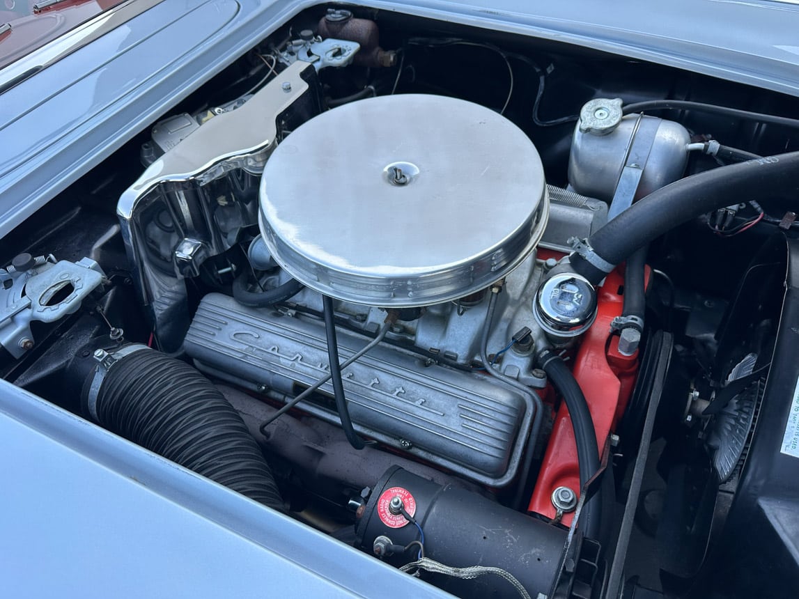 1962 Sateen Silver340 hp Corvette 6007