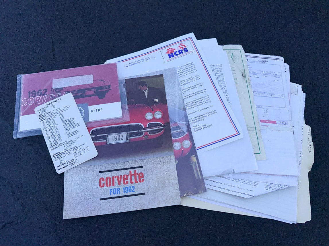 1962 Sateen Silver340 hp Corvette 6024