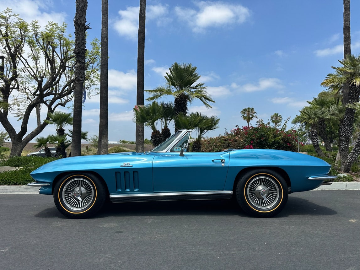 1966 Blue Corvette L72 Convertible 5853